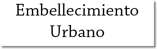 Embellecimiento Urbano
